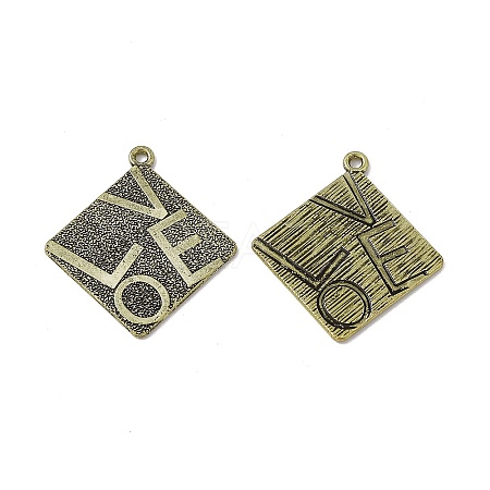 Tibetan Style Alloy Pendants PALLOY-D014-18AB-1