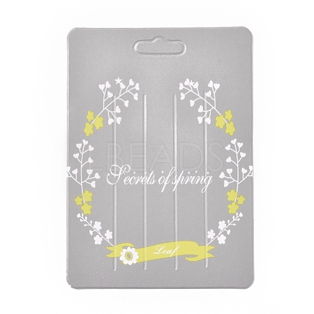Hair Clip Display Cards CDIS-WH0013-13-1
