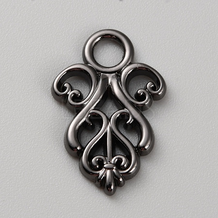 Alloy Snap Lock Clasps Findings FIND-WH0419-08B-1