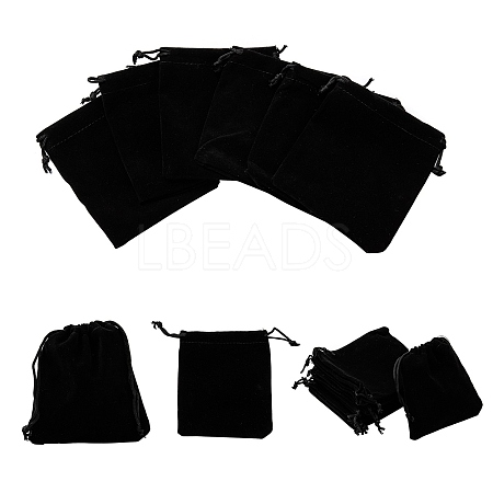 Rectangle Velvet Pouches X1-TP-R002-10x12-01-1