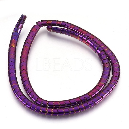 Electroplate Non-magnetic Synthetic Hematite Bead Strands G-I208-17-F-1