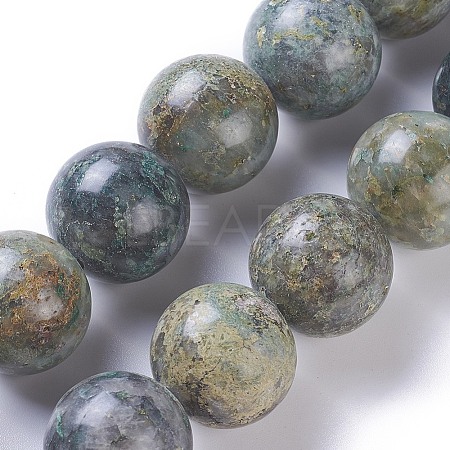 Natural African Turquoise(Jasper) Beads Strands G-E524-10-25mm-1