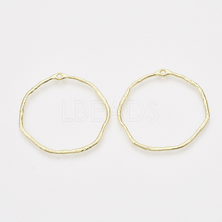 Alloy Open Back Bezel Pendants X-PALLOY-S121-82B-1