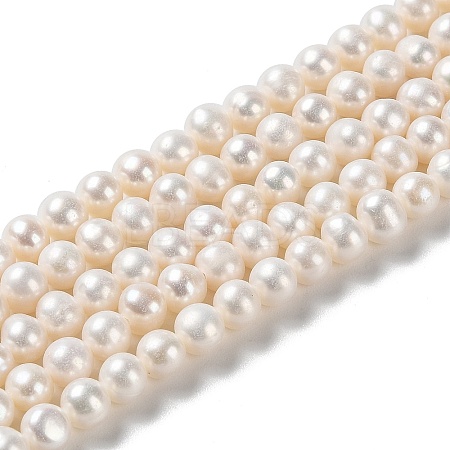 Natural Cultured Freshwater Pearl Beads Strands PEAR-E018-48-1