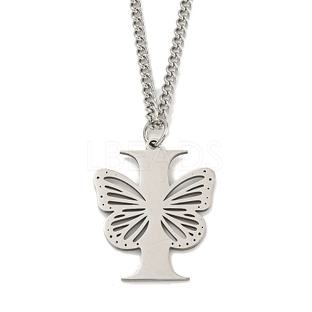 201 Stainless Steel Necklaces NJEW-Q336-01I-P-1