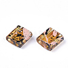2-Hole Transparent Glass Seed Beads SEED-S023-30C-03-2
