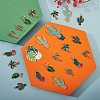 DIY Cactus Dangle Earrings Making Kit DIY-SZ0006-35-3