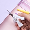 Unicorn Shape Folding Safety Scissors AJEW-WH0113-01-6