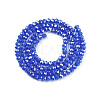 Electroplate Glass Beads Strands EGLA-A044-P1mm-A32-3
