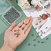201 Stainless Steel Grooved European Beads STAS-DC0015-64-3
