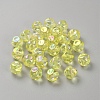 Plating Acrylic Beads OACR-WH20006-01F-1