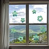 2PCS 2 Styles PVC Stickers Dazzling Color Window Stickers 3D Laser Flower Electrostatic Glass Window Stickers JX826A-3