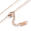 304 Stainless Steel Pendant Necklaces NJEW-I240-07-5