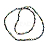 Transparent Electroplate Glass Beads Strands EGLA-A039-T3mm-UA02-2