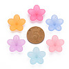 Frosted Acrylic Bead Caps X-MACR-S371-08A-3