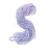 Spray Painted Transparent Glass Beads Strands X-GLAA-P060-01A-16-2
