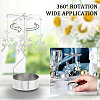 Stainless Steel Spinning Rotary Candle Holder Stand DIY-WH0304-976B-3