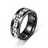 304 Stainless Steel Gear Rotatable Finger Rings FS-WGAD37A-22-1
