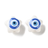 White Base Blue Evil Eye Hand Painted Ceramic Porcelain Beads PR-CBA3F2D-04D-1