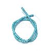 Synthetic Turquoise Beads Strands TURQ-G110-4x2mm-09-2