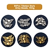 80Pcs Tibetan Style Alloy Beads FIND-FS0003-59-2
