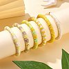 Handmade Polymer Clay Heishi Beads Stretch Bracelets Sets BJEW-JB05902-07-5