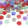 80Pcs 4 Styles Transparent Glass Beads GLAA-TA0003-81-3