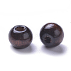 Dyed Natural Wood Beads WOOD-Q006-8mm-06-LF-2