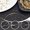 Beebeecraft 600Pcs 3 Styles Brass Spacer Beads KK-BBC0011-70G-6