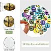 30Pcs 15 Style Luminous Glass Cabochons DIY-CA0004-97-2