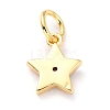 Brass Enamel Pendants KK-M218-10C-RS-3