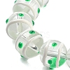 Glass with Enamel Beads Strands GLAA-M047-01H-3