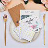 80 Sheets 4 Patterns PVC Waterproof Self-Adhesive Sticker Sets STIC-OC0001-10D-6