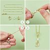 8pcs 2 Colors Brass Micro Pave Cubic Zirconia Donut Bails KK-HS0001-03-4