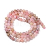 Natural Pink Opal Beads Strands G-M092-D02-02-2