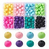 176Pcs 8 Colors Handmade Polymer Clay Beads CLAY-YW0001-81-1