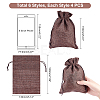 24Pcs 6 Style Burlap Packing Pouches ABAG-PH0001-17-4