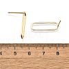 Brass Stud Earrings KK-T038-484B-5