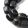 Natural Blue Tiger Eye Beads Strands G-H331-B01-4