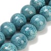 Baking Paint Glass Beads Strands GL-CBA8F4B-02H-1