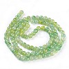 Spray Painted Glass Beads Strands GLAA-A038-C-80-2