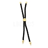 Twisted Nylon Cord Silder Bracelets DIY-B066-03G-11-1