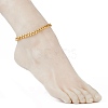 Aluminium Twisted Chain Curb Chain Anklets AJEW-AN00378-5