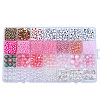 DIY 28 Style Resin & Acrylic & ABS Beads Jewelry Making Finding Kit DIY-NB0012-03G-1