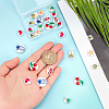 27Pcs 9 Style 3D Printed ABS Plastic Imitation Pearl Beads KY-NB0001-56-3