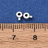 Brass Crimp Beads KK-Z030-17B-S-3