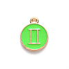 Alloy Enamel Pendants LS-X-ENAM-S124-01A-06I-2
