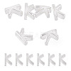 6Pcs 925 Sterling Silver Hollow Initial Beads STER-TA0001-53K-1