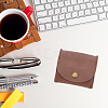 2Pcs 2 Colors Rectangle Cowhide Multipurpose Makeup Bags AJEW-AN0007-40-5