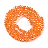 Electroplate Glass Beads Strands EGLA-A044-T2mm-B25-3